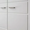 Kommoden & Sideboards|Kommoden>vito Kommode braunweißsilberfarbenschwarz