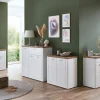 vito Kommode braunweißsilberfarbenschwarz^ Kommoden & Sideboards|Kommoden