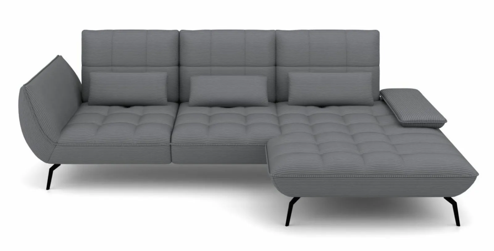 Sofas & Couches>vito Polstergarnitur grau