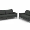 Sofas & Couches>vito Polstergarnitur schwarz