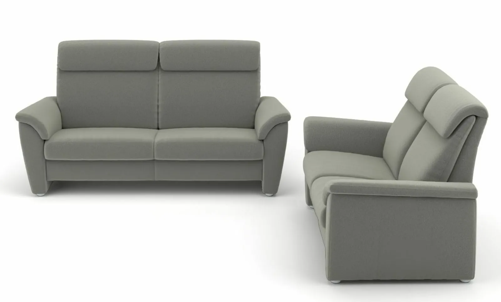 vito Polstergarnitur silberfarben^ Sofas & Couches