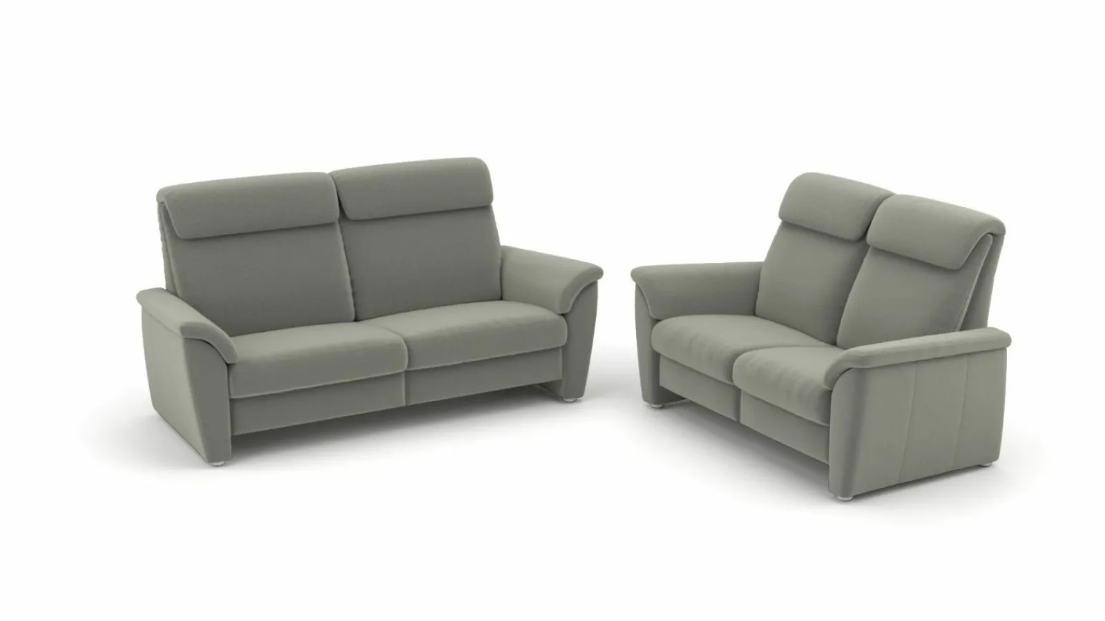 vito Polstergarnitur silberfarben^ Sofas & Couches