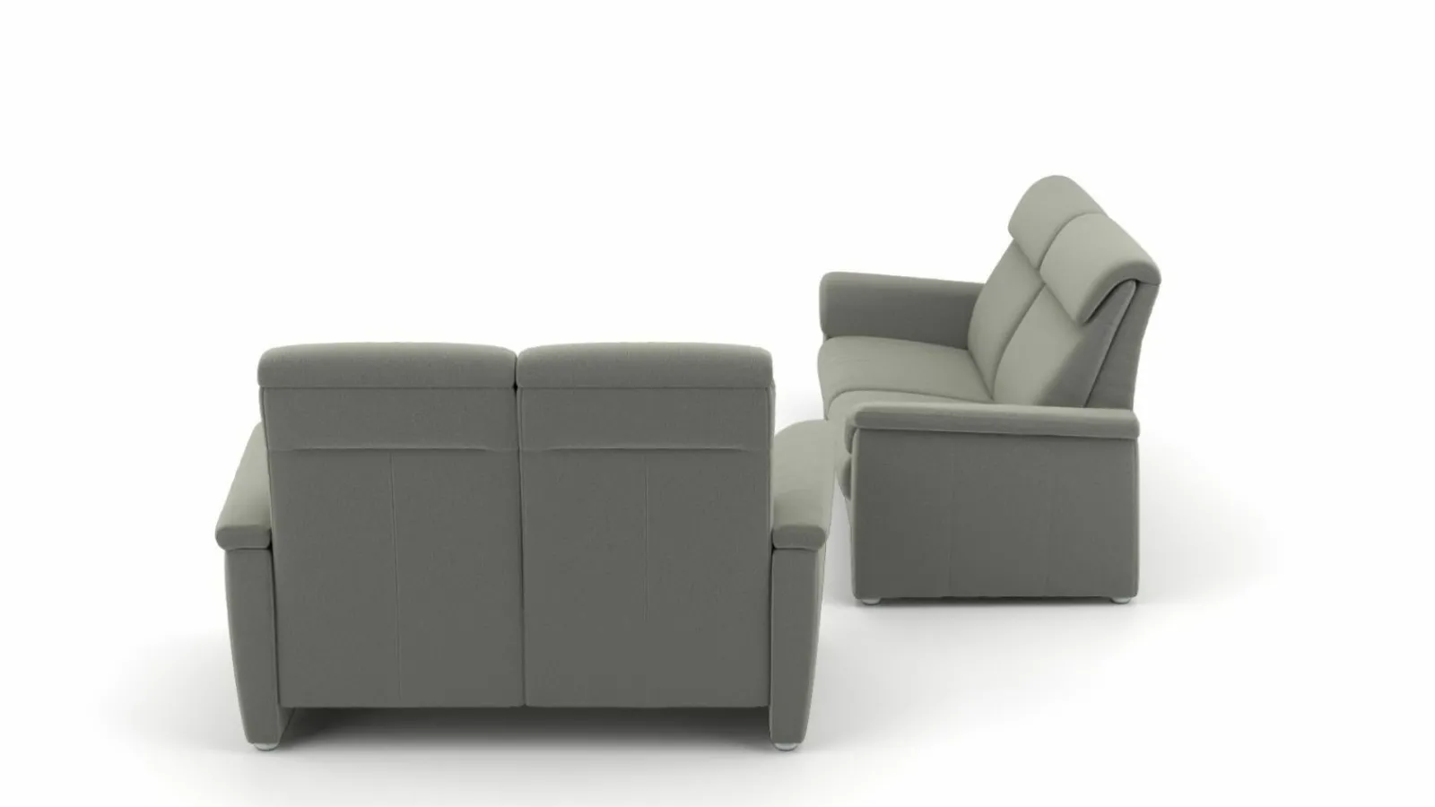 vito Polstergarnitur silberfarben^ Sofas & Couches