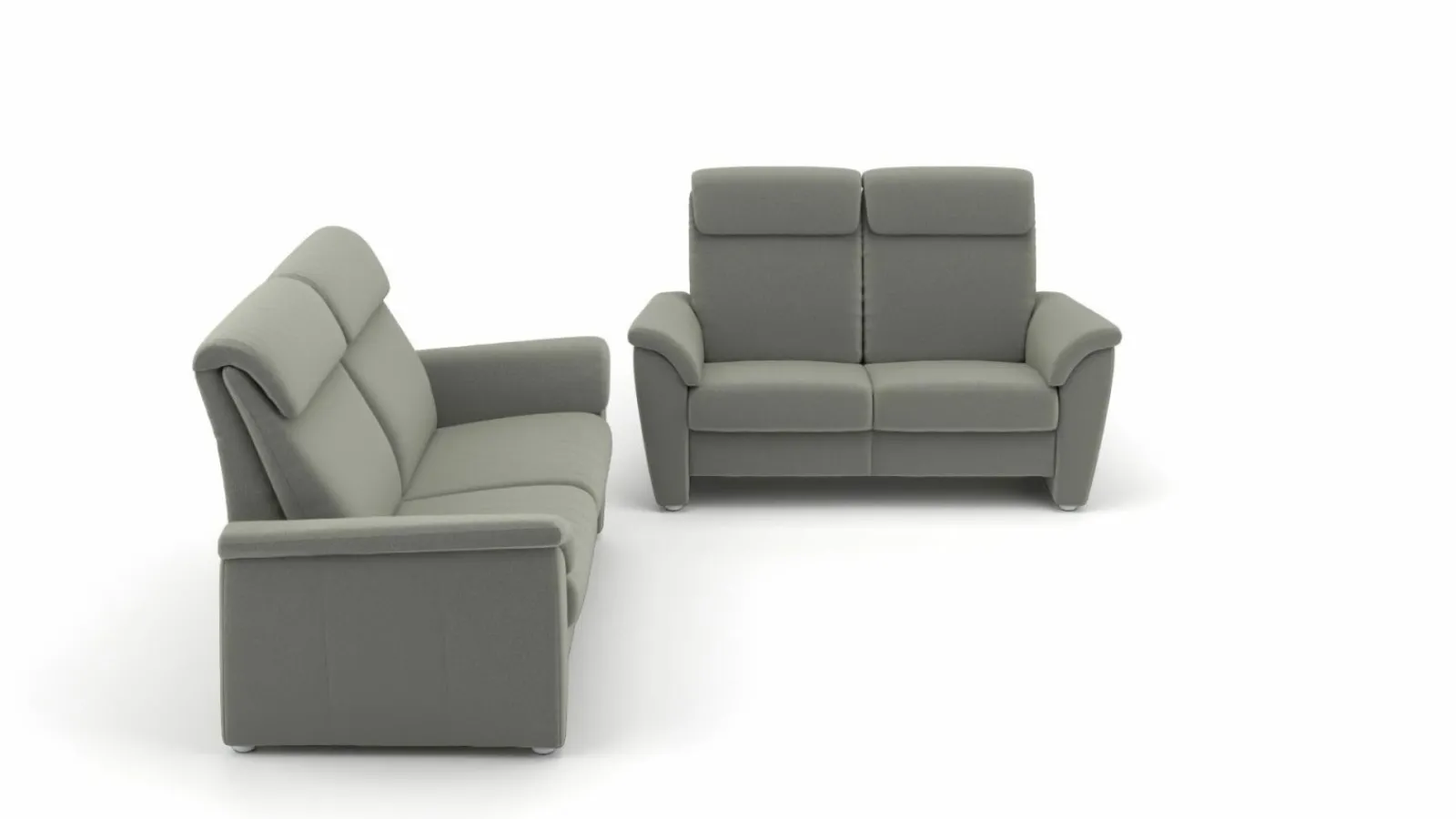 vito Polstergarnitur silberfarben^ Sofas & Couches