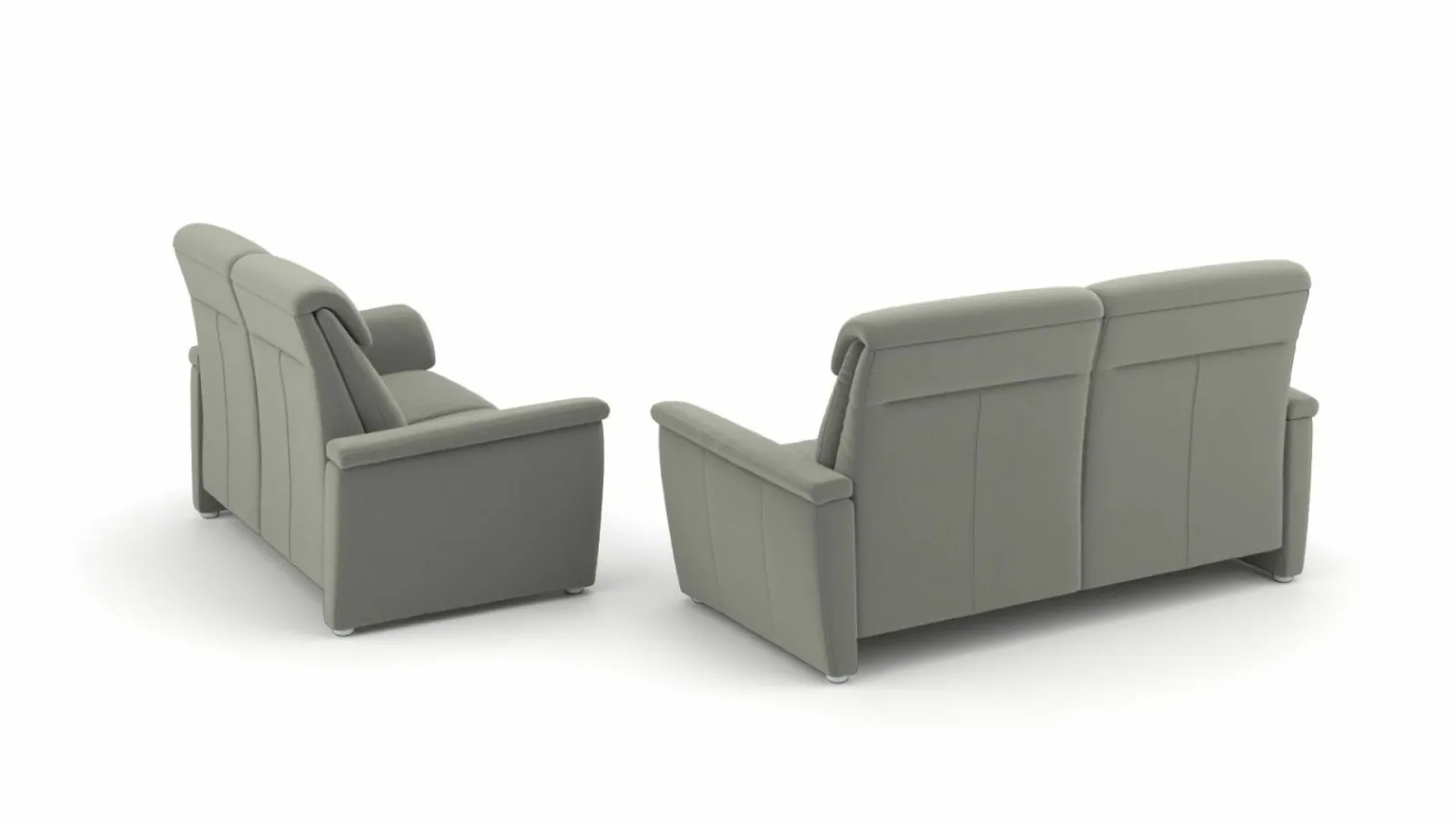 vito Polstergarnitur silberfarben^ Sofas & Couches