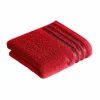 VOSSEN Handtuch Cult de Luxe rot^ Handtücher