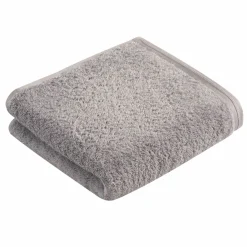 VOSSEN Handtuch Vegan Life grau^ Handtücher