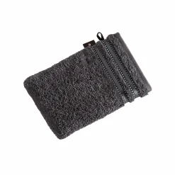 VOSSEN Waschhandschuh Cult de Luxe grau^ Waschhandschuhe