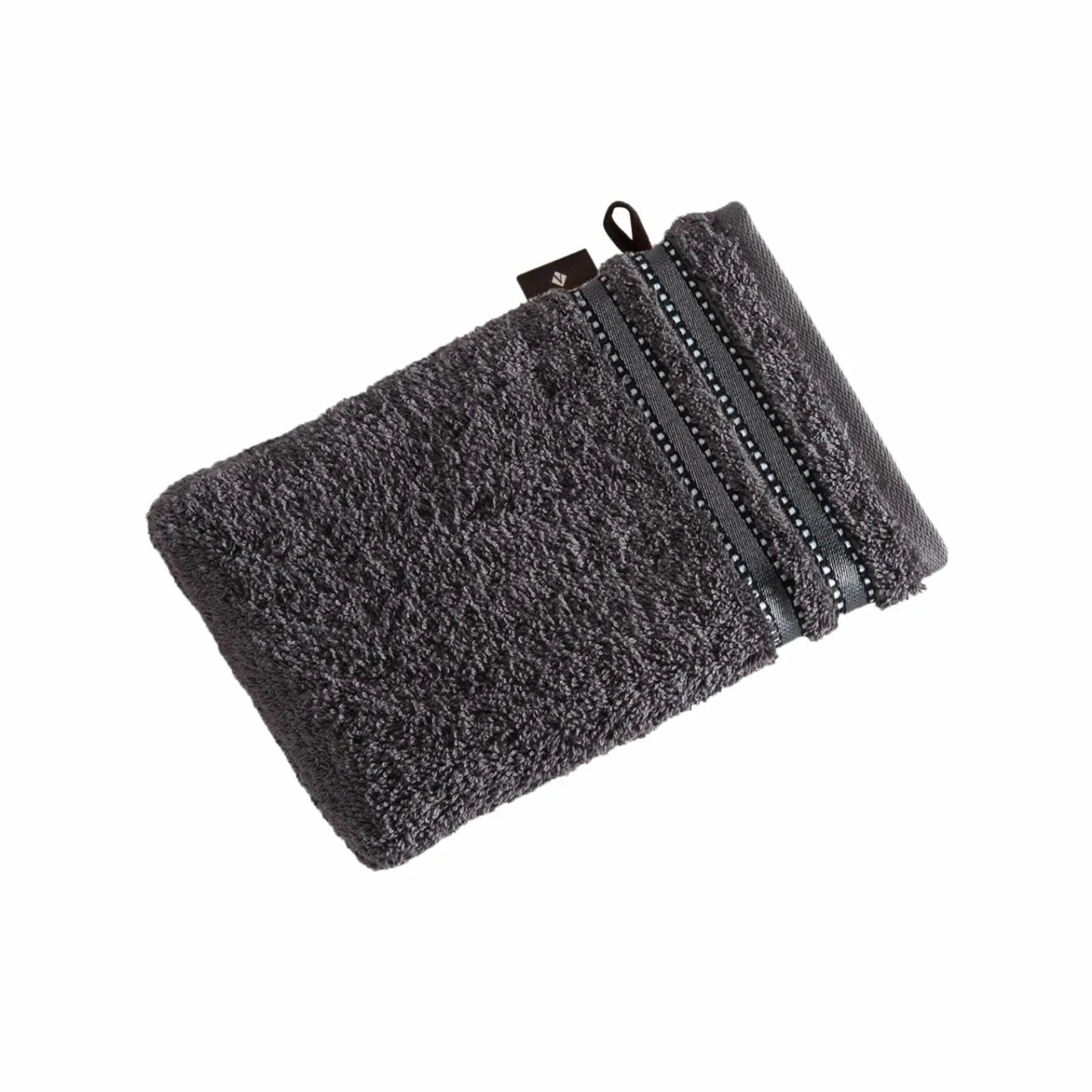 VOSSEN Waschhandschuh Cult de Luxe grau^ Waschhandschuhe