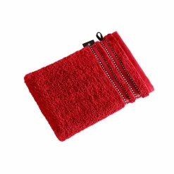 Waschhandschuhe>VOSSEN Waschhandschuh Cult de Luxe rot