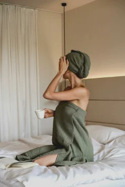 VOSSEN Wellness Set grün^ Badaccessoires