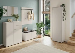 Garderoben> Wand- und Garderobenpaneel beige