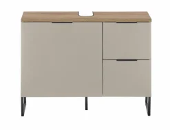 Badmöbel> Waschbeckenunterschrank beige