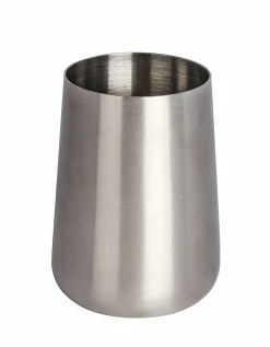 Wenko Zahnputzbecher silberfarben^ Badzubehör|Badaccessoires