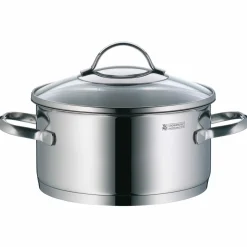 WMF Bratentopf mit Deckel 16cm silberfarben^ Töpfe