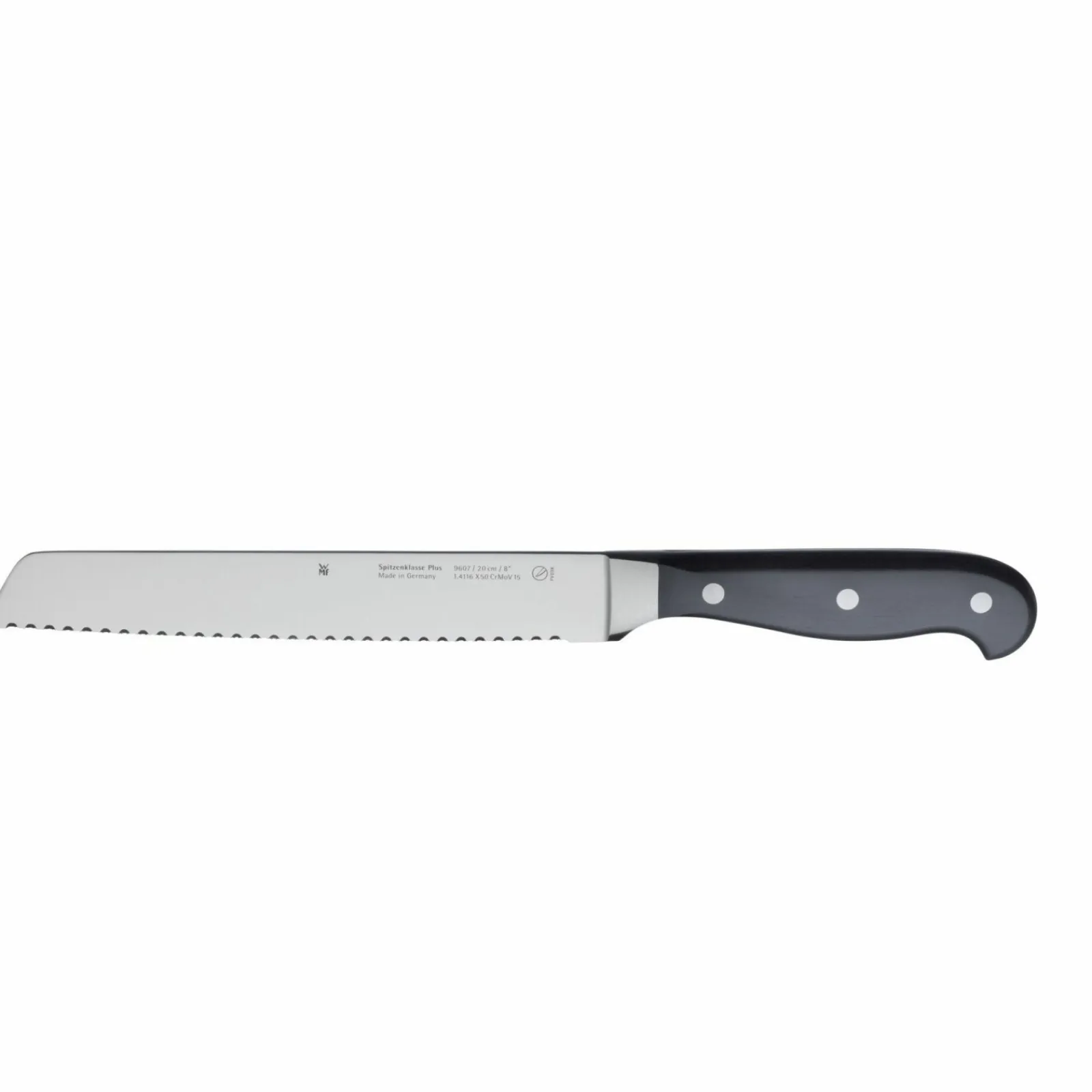 Küchenmesser>WMF Brotmesser 20cm schwarzsilberfarben