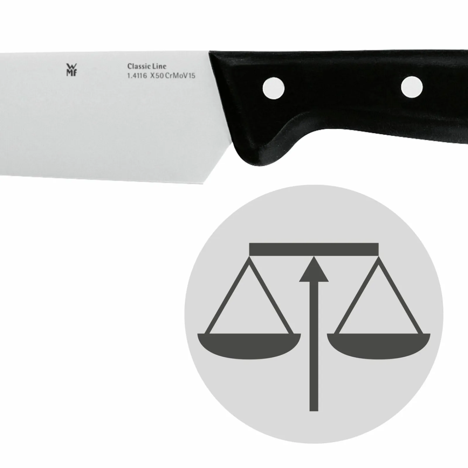 WMF Brotmesser 34cm schwarz^ Küchenmesser