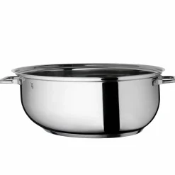 WMF Bräter mit Glasdeckel silberfarben^ Bräter & Schmortöpfe