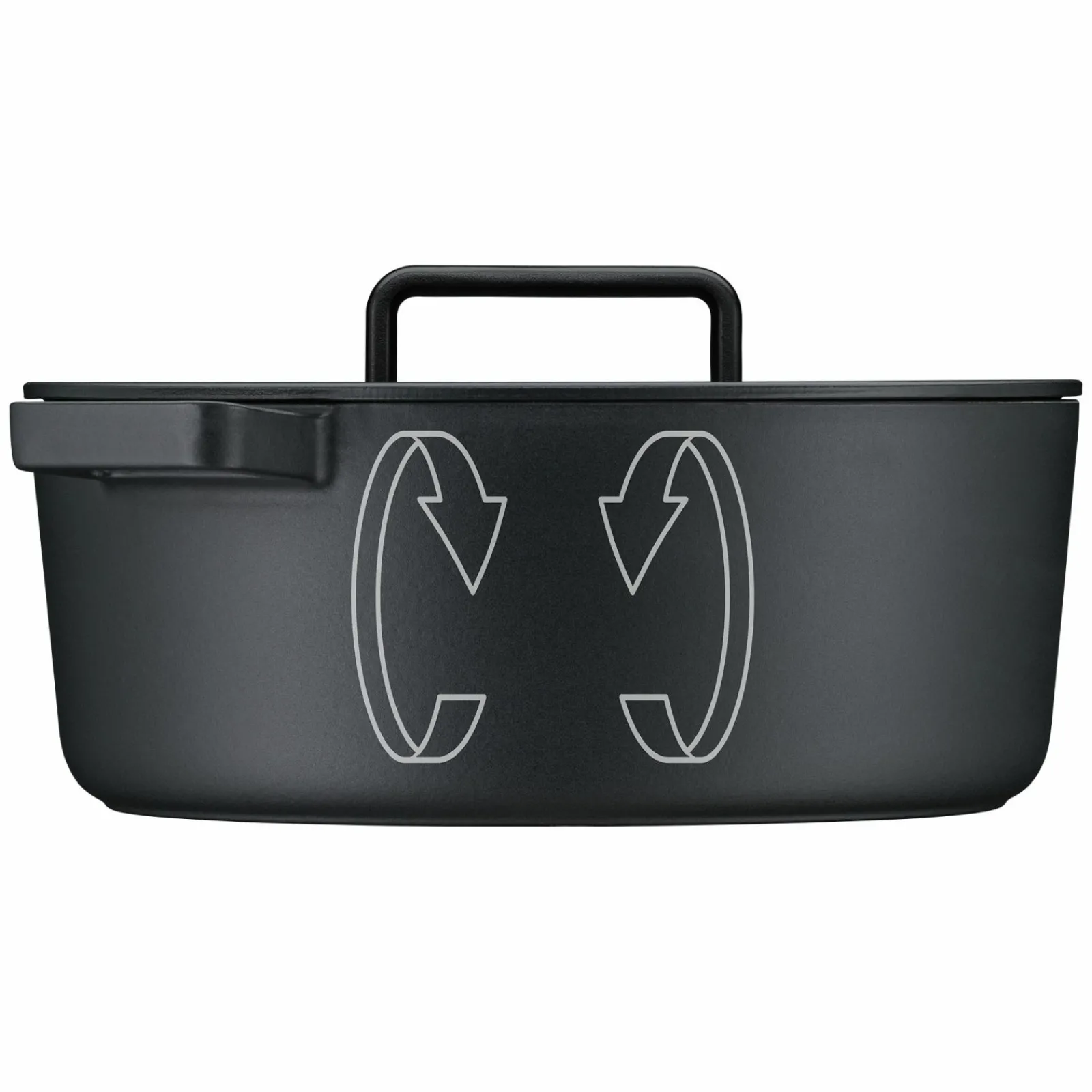 Bräter & Schmortöpfe>WMF Bräter oval33 x 26 cm schwarz