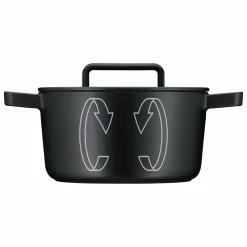 WMF Bräter rund24cm schwarz^ Bräter & Schmortöpfe