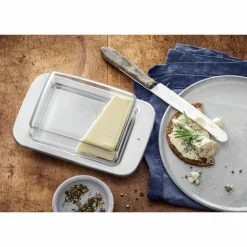 WMF Butterdose silberfarben^ Küchenzubehör