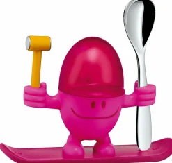 Kindergeschirr>WMF Eierbecher mit Löffel pink