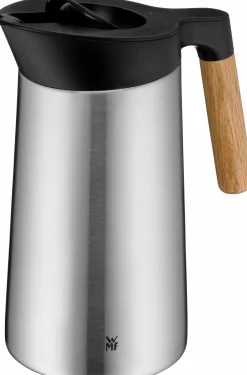 Thermoskannen>WMF Isolierkanne 1l silberfarbenbraun