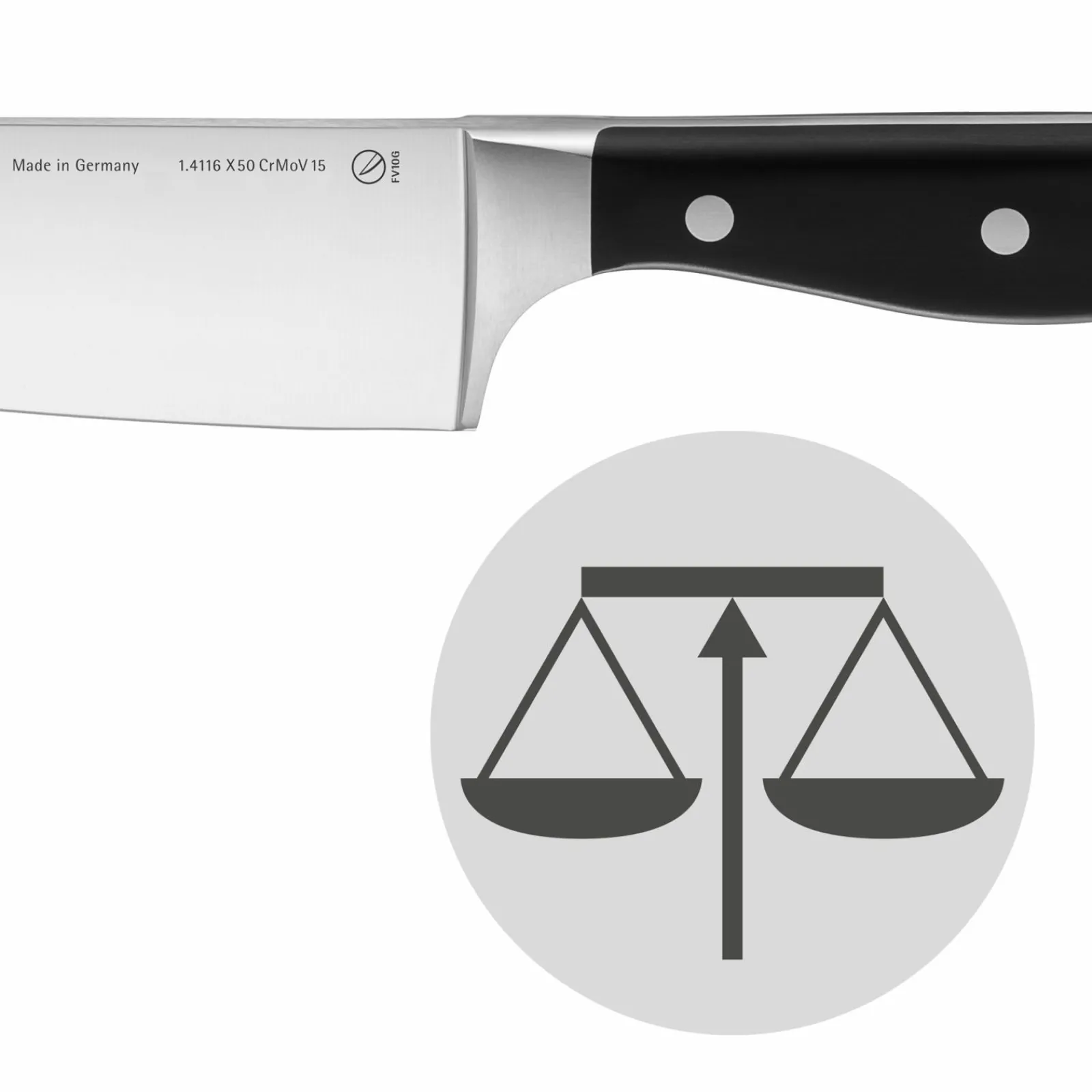 Küchenmesser>WMF Kochmesser 20cm schwarz