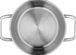 Töpfe>WMF Kochtopf mit Deckel 18cm silberfarben