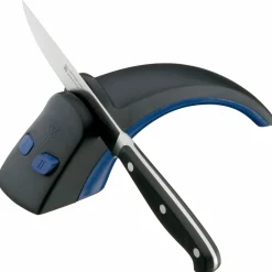 WMF Messerschärfer schwarzblau^ Küchenmesser