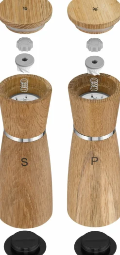 WMF Salz-/ Pfeffermühlen-Set 2tlg braun^ Gewürzmühlen & Streuer