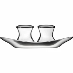 WMF Salz-/ Pfefferstreuer-Set 3tlg silberfarben^ Gewürzmühlen & Streuer