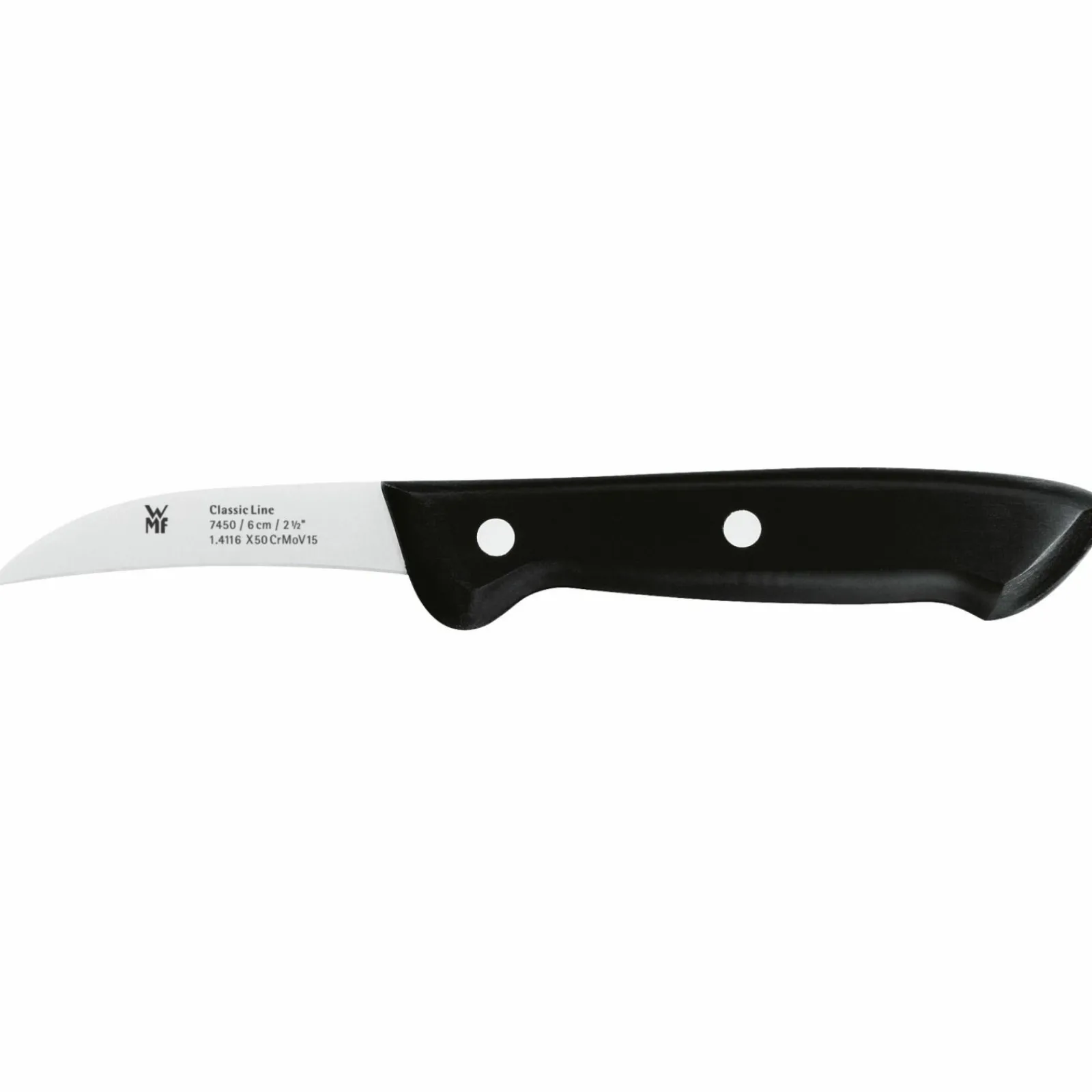 Küchenmesser>WMF Schälmesser 6cm schwarz