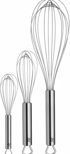 Küchenhelfer>WMF Schneebesen-Set 3tlg silberfarben