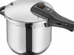 WMF Schnellkochtopf 6,5l silberfarben^ Schnellkochtöpfe