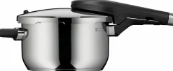 WMF Schnellkochtopf 4,5l silberfarben^ Schnellkochtöpfe