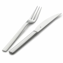 WMF Steakbesteck-Set 12tlg silberfarben^ Steakbesteck