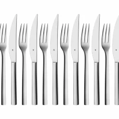 WMF Steakbesteck-Set 12tlg silberfarben^ Steakbesteck