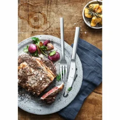 WMF Steakbesteck-Set 12tlg silberfarben^ Steakbesteck