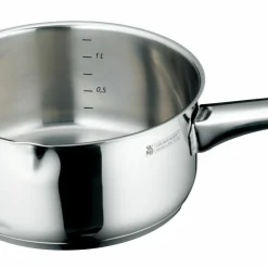 WMF Stielkasserolle 16cm silberfarben^ Töpfe