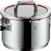 WMF Topfset 5tlg silberfarbenrot^ Topfsets