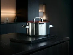 WMF Topfset 5tlg silberfarbenrot^ Topfsets