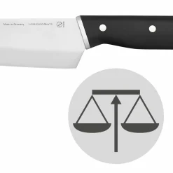 WMF Zubereitungsmesser 12cm schwarzsilberfarben^ Küchenmesser