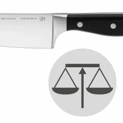 Küchenmesser>WMF Zubereitungsmesser 14cm schwarzsilberfarben