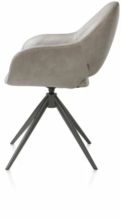XOOON Armlehnstuhl grau^ Esszimmerstühle