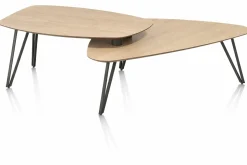 XOOON Couchtisch-Set braun^ Couch- & Beistelltische