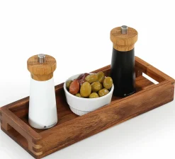 Tabletts>Zassenhaus Tablett 32x12cm braun