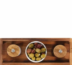 Tabletts>Zassenhaus Tablett 32x12cm braun