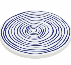 Untersetzer>Zassenhaus Untersetzer 11cm weißblau