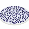 Zassenhaus Untersetzer 20cm weißblau^ Untersetzer
